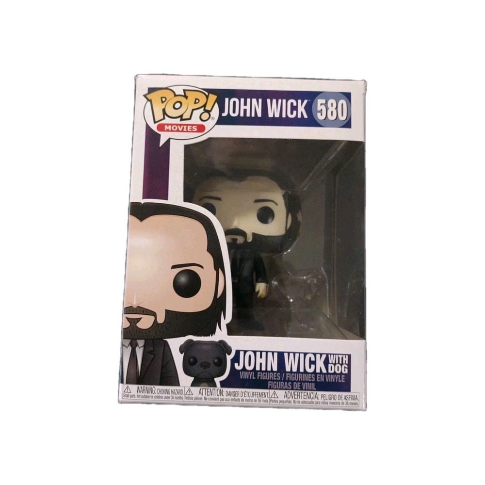 Funko Pop!Movies John Wick 580 Vinyl Action Figure with Dog - Picture 2 of 5